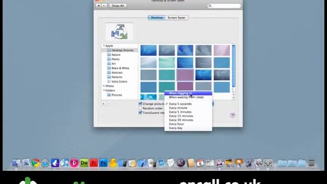 Changing a Desktop Background on Snow Leopard смотреть онлайн