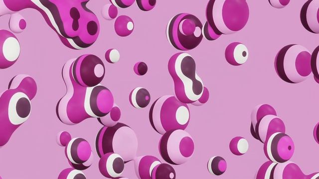 Pink Background Metaball In 4K And Purple Wallpaper