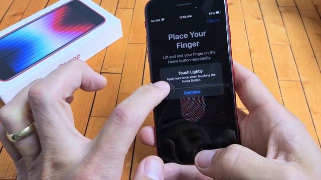 iPhone SE 3 (2022): How to Setup Fingerprint Password смотреть онлайн