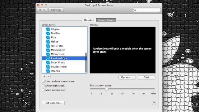 How to Choose a Group of Random Screen Savers in Mac OS X смотреть онлайн