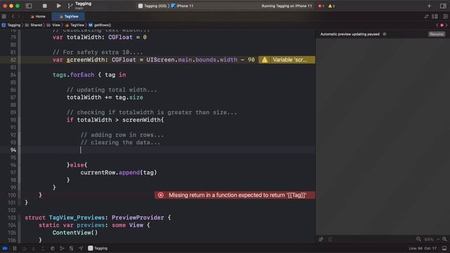 SwiftUI Tag View - Chips View - Tag List View - Custom Grid Stacks - Xcode 13 - SwiftUI Tutorials смотреть онлайн