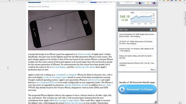 iPhone 5 Mockup 4-Inch Edge-To-Edge Display! & New Leaked iPhone 5 Parts On Chinese Website?! смотреть онлайн