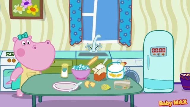 Гиппо 🌼Готовим еду🌼 Мультфильм Семья #Гиппо🌼 Прохождение на канале БэбиМакс. Мультик для детей смотреть онлайн