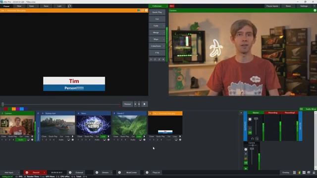 vMix Tutorial How to add titles to your production смотреть онлайн
