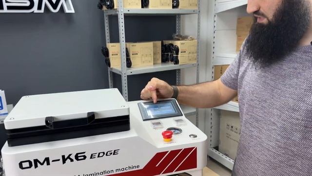 Аппарат для склейки дисплейных модулей OM-K6 Edge (Обзор от 05GSM) смотреть онлайн