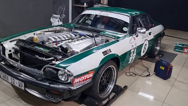 Laude Classics TWR Jaguar XJS Thundercat on Dyno смотреть онлайн