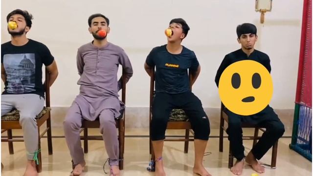 Hanging Apple Eating Challenge !!! ~🍎🍎🍎~!!!! with my friendZ😦 смотреть онлайн