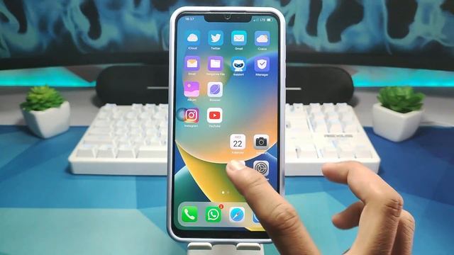 Tema iPhone 14 Terbaru Untuk Semua Android 🔥 Tampilan iOS Tembus WA & Keyboard смотреть онлайн