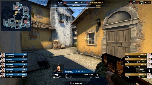 TYLOO vs mousesports [Map 2, Inferno] (Best of 3) | Asia Championships 2019 смотреть онлайн