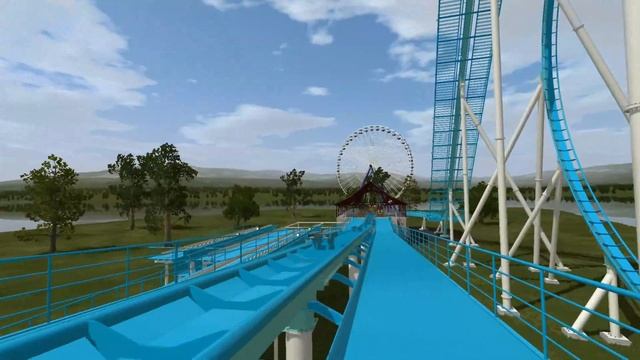 Peninsula Roller Coaster POV - NoLimits 2 Coaster смотреть онлайн