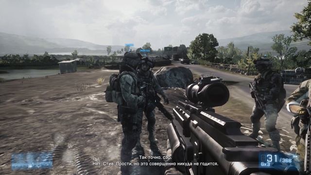 Battlefield 3 - Rock and a Hard Place - Mission 10 -Hard - Gameplay - Part 2 - Молот и Наковальня смотреть онлайн