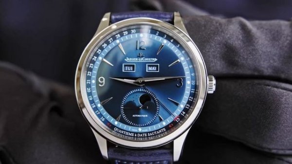 JAEGER-LECOULTRE Master Control Date & Master Control Calendar in Blue. Limited to 800 pieces each.