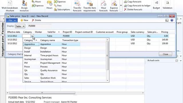 Dynamics AX 2012 - Hourly Sales Prices смотреть онлайн