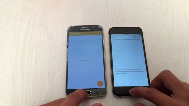 iPhone 6 (iOS 11) Vs Galaxy S6(Nougat 7.0) Speed Test смотреть онлайн