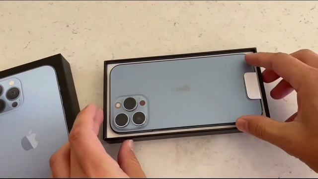 Apple iphone 13 maxPro Unboxing blue colour and black#iphone смотреть онлайн