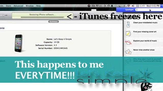 How to bypass error 1013 when downgrading from iOS 4.3 to 4.2.1 смотреть онлайн