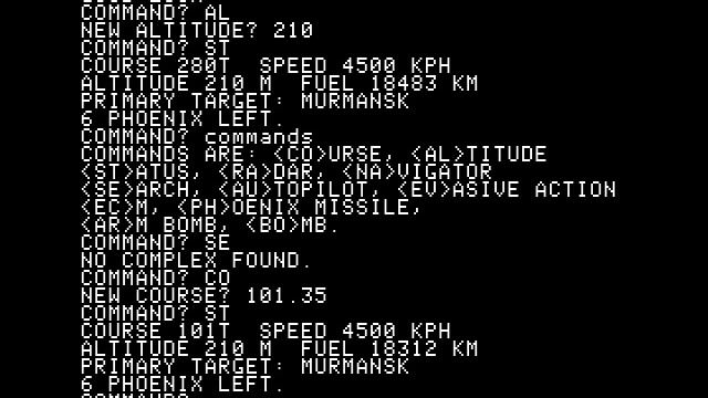 B-1 Nuclear Bomber for the Apple II смотреть онлайн