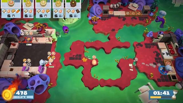 Overcooked 2 【World Record】Story 6-2 2 players Score 1330 смотреть онлайн