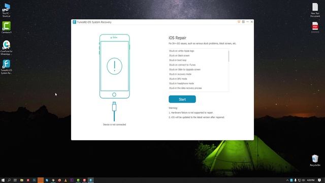 iOS System Recovery for Windows смотреть онлайн