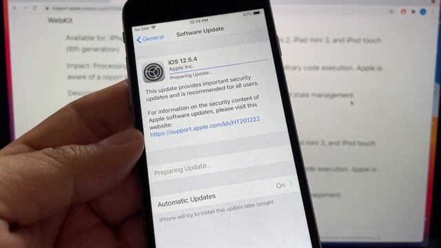 iOS 12.5.4 Urgent update for iPhone 6, 6 Plus, iPad Air, iPad Mini 2, Mini 3 & iPod Touch 6th Gen смотреть онлайн