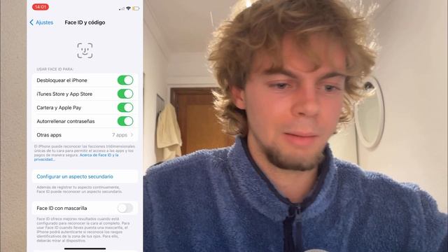 Cómo habilitar Face ID (reconocimiento facial) para descargar e instalar en la App Store смотреть онлайн
