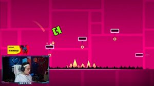 БУСТЕР СНОВА СГОРЕЛ В GEOMETRY DASH И РАЗБИЛ КЛАВУ / BUSTER ИГРАЕТ В ГЕОМЕТРИ ДЕШ / БУСТЕР ГОРИТ
