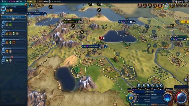 Civilization 6 Columbia Hardest Mode Secret Society Part 6 смотреть онлайн