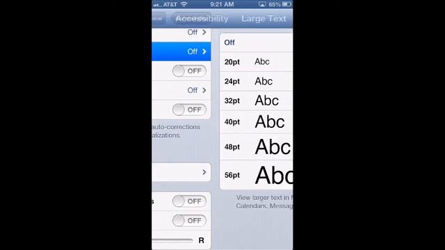 iOS Tutorial - How To Increase Font Size on your iOS Device смотреть онлайн