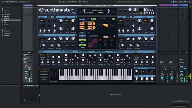 KV331Audio Synthmaster One Synthesizer Sound Demo | SYNTH ANATOMY