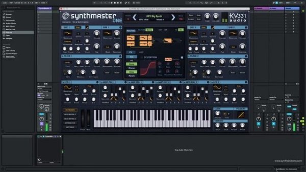 KV331Audio Synthmaster One Synthesizer Sound Demo | SYNTH ANATOMY