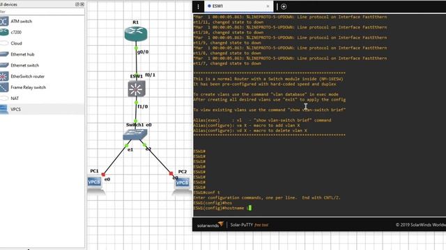 How to Add and Configure L3 Switch in GNS3 смотреть онлайн
