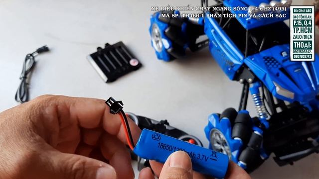 PIN VÀ CÁCH SẠC PIN XE ĐIỀU KHIỂN TH466-1 (495) SÓNG 24.GHZ CHẠY NGANG - ABO ĐỒ CHƠI смотреть онлайн
