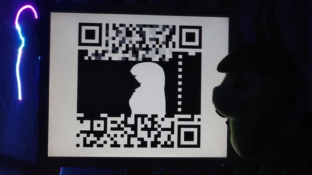 Bad Apple but it's a QR code that links to itself смотреть онлайн