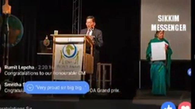 Sikkim CM Pawan Kumar Chamling honoured Award in Germany смотреть онлайн