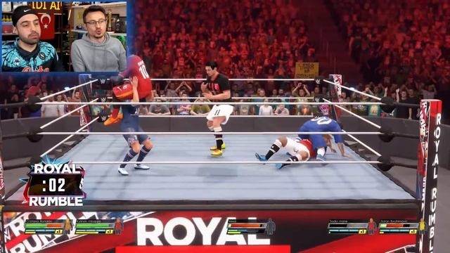 RONALDO ! MESSİ ! NEYMAR KAVGADA ! FUTBOLCULAR ROYAL RUMBLE ! WWE 2K22 ! PS 5 ! смотреть онлайн