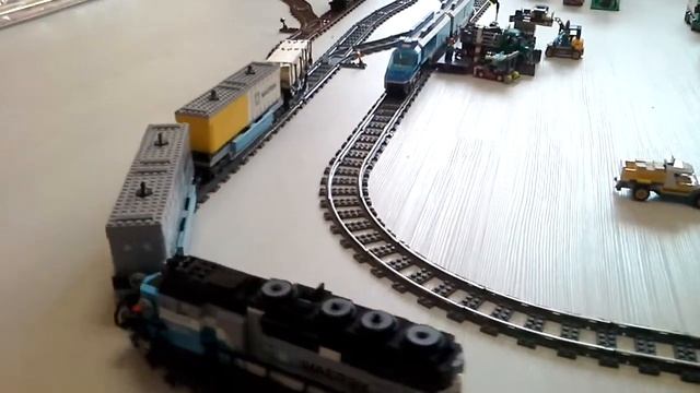 Лего поезда