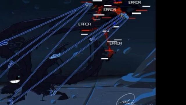 Nightmare Sans VS Error Sans Theme смотреть онлайн