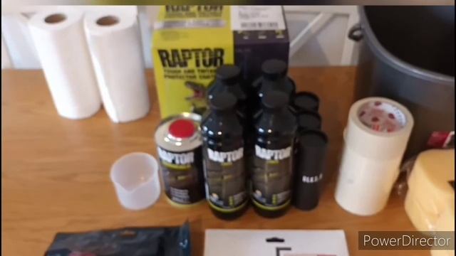 spraying the Land Rover with RAPTOR BED LINER & BLACK 3.0!! World first!! (part 1) смотреть онлайн