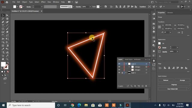 Light Effect in Adobe Illustrator||Light Effect Illustrator Tutorial||Rasheed RGD смотреть онлайн