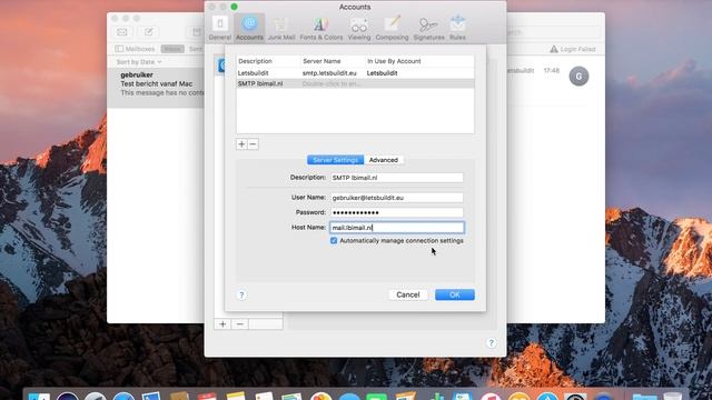 Mac mail add new smtp server смотреть онлайн