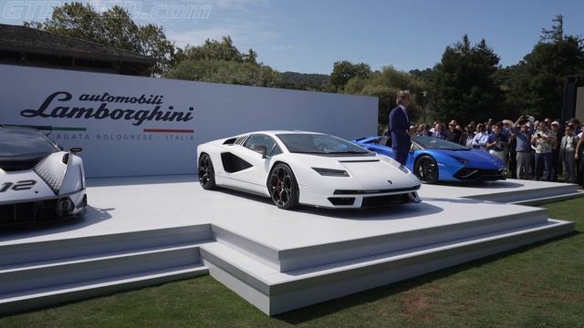 Lamborghini Countach LPI 800-4 In Detail And Press Conference