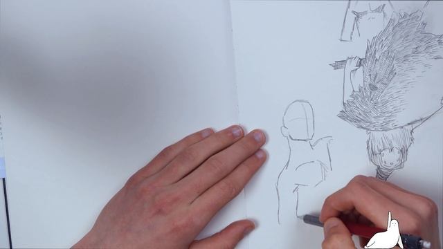 ✍️ ASMR Chill drawing in my new SketchBook [Moleskine] ✍️ смотреть онлайн