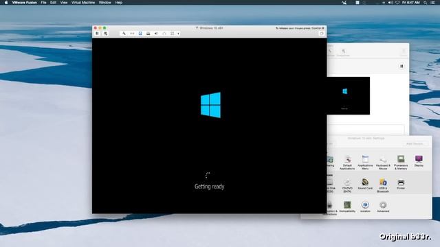 Installing Windows 10 on Mac OSX using VMWare Fusion смотреть онлайн