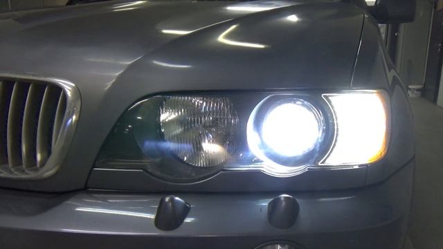 Улучшаем свет BMW X5 E53 .Luma i5+ new и HPL Crossfire смотреть онлайн