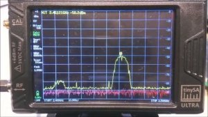 tinySA Ultra observing WiFi and other networks