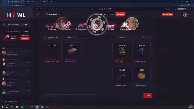 Winning 200+ On Howl BlackJack смотреть онлайн
