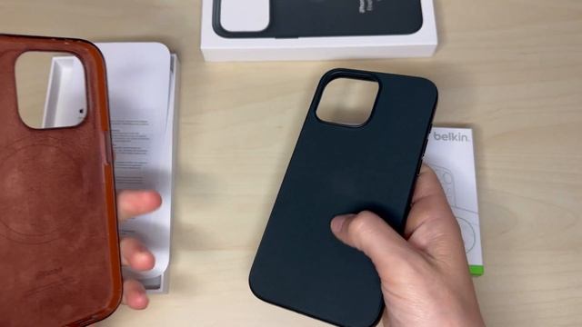 Apples new FineWoven Case unboxing Green + Belkin mount смотреть онлайн