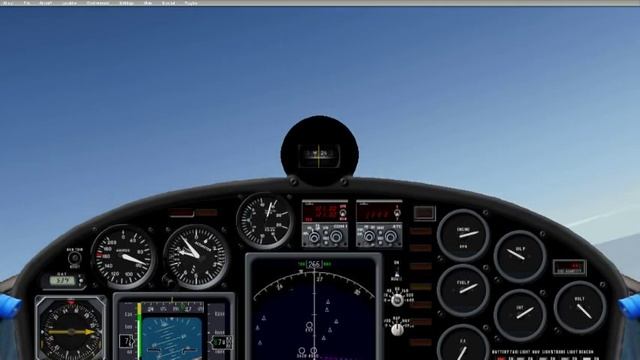 Stemme S10-VT motorglider over Safford Arizona in X-Plane 9.55 смотреть онлайн
