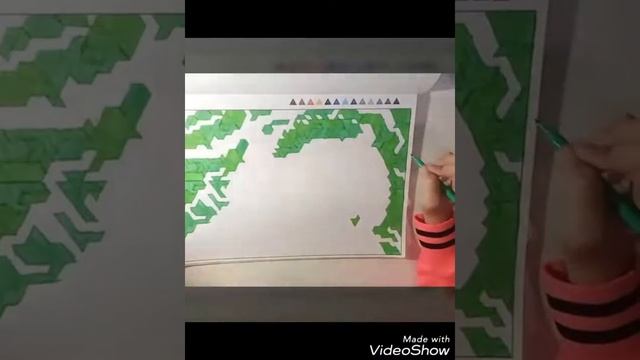 Раскрашиваю попугая😊 в раскраски цветовой квест😎 смотреть онлайн