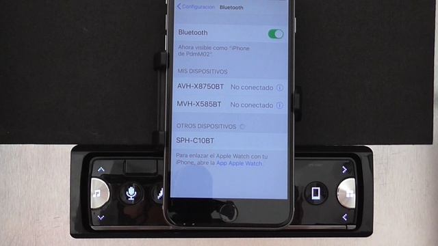 SPH C10BT Emparejamiento por Bluetooth con iPhone para usar con Pioneer Smart Sync app смотреть онлайн